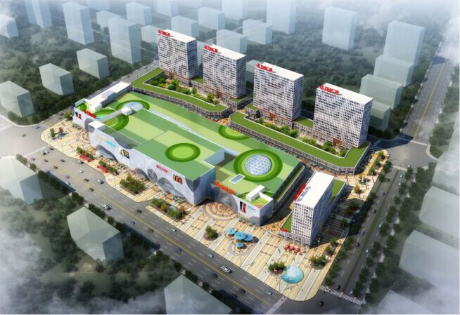 Shanghai Songjiang Wanda Plaza Landscape Design