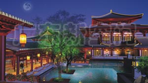 山东招远金都汤泉设计